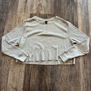 Grey Wild Fable Waffle Knit Thermal